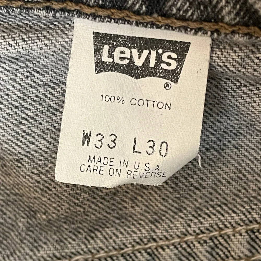Levi's Vintage‎ SilverTab Gray Denim Jeans Mens 33x30 Fits 32X30 Made In USA Y2K